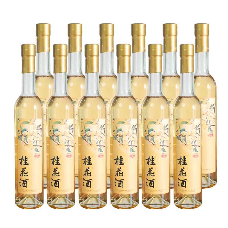 桂花酒  果酒  甜酒女士低度酒  500ml*12